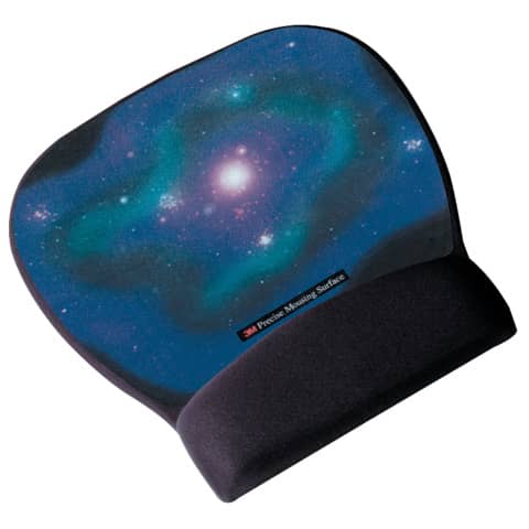 3M - Gel-Handgelenkauflage mit Mausfläche, 221 x 19 x 234 mm, schwarz