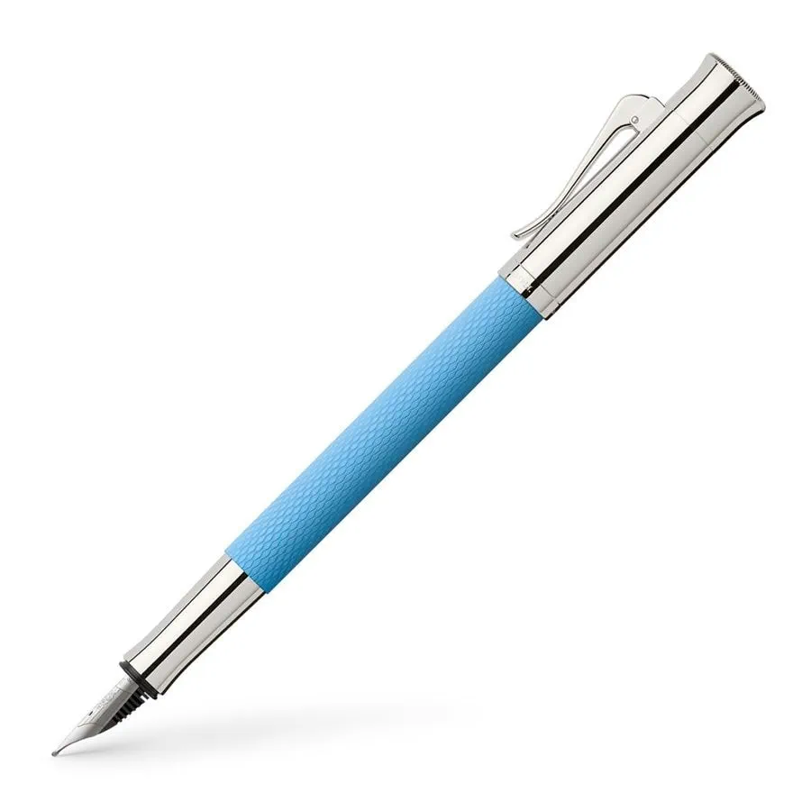 Graf von Faber-Castell - Füller Guilloche - M - Gulf Blue