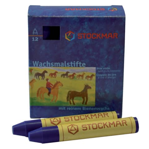 Stockmar - Wachsmalstifte - ultramin - 12 Stifte