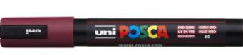 Posca - Acryl-Farbmarker - PC - Weinrot