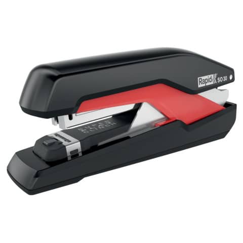 Rapid® - Heftgerät Supreme SO30 - Metall, 30 Blatt, schwarz/rot