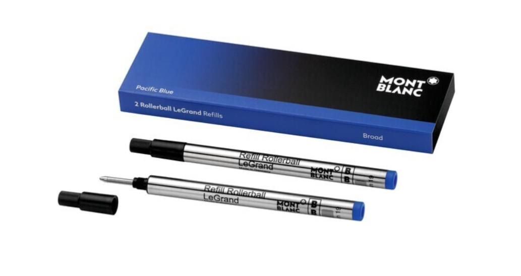 Montblanc - Rollerball-Mine LeGrand - Pacific Blue - Fine - 2 Stück 