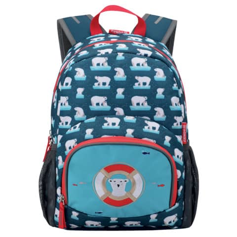 DONAU - Kinderrucksack Eisbär - 22 x 32 x 11 cm
