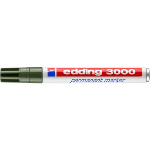 Edding - 3000 Permanentmarker - nachfüllbar, 1,5 - 3 mm, hellgrün