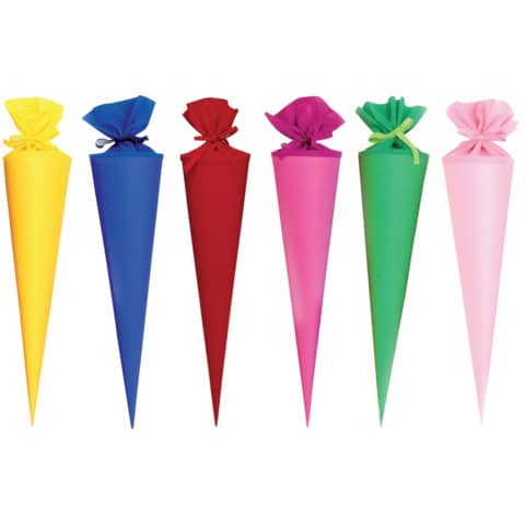 Goldbuch - Bastelschultüte Buntkarton sortiert 70 cm