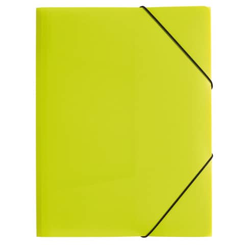Pagna® - Gummizugmappe Lucy Colours - A3, PP, lindgrün  transluzent