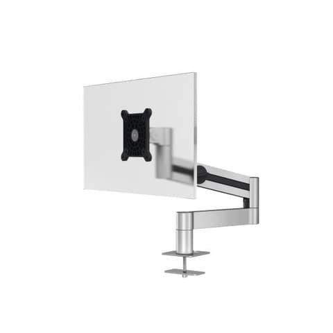 Monitorwandhalter mit Arm für 1 Monitor - silber, Tischdurchführung