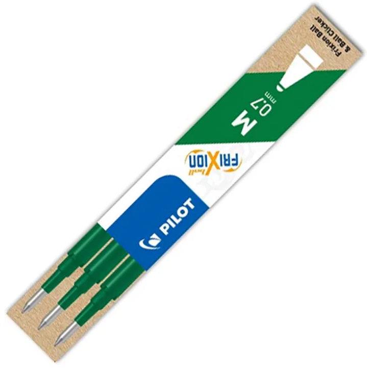 Pilot - Frixion - Ersatzmine BLS-FR7-B3 Grün- radierbar - 3 Stück
