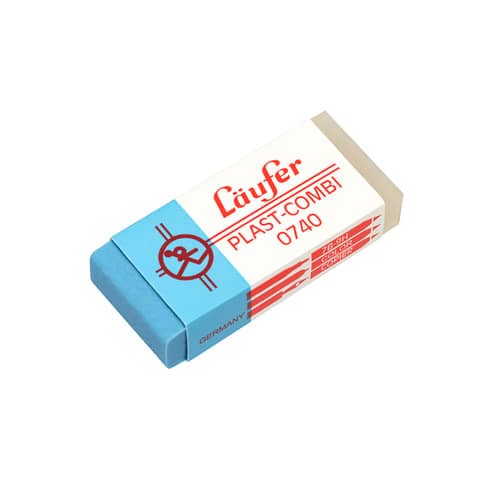 Läufer - Radierer Plast-COMBI 46x20x9mm