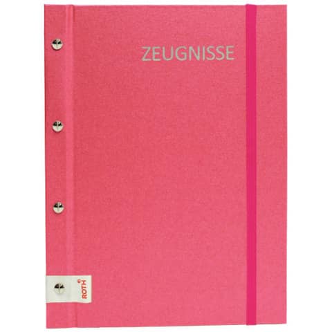 Roth - Zeugnismappe - 12 Hüllen, pink
