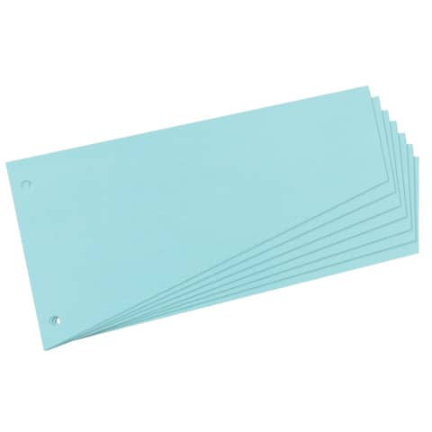 Herlitz - Trennstreifen Trapez - 190 g/qm Manilakarton, blau, 100 Stück