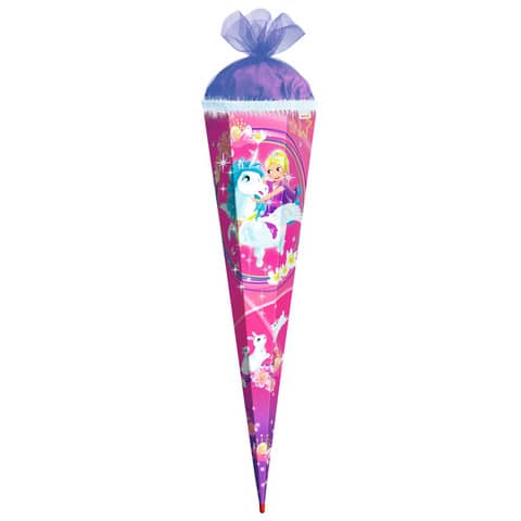 Roth - Schultüte Kuscheleinhorn - sechseckig, 85 cm