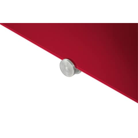 Whiteboardtafel Glas - rot, 150 x 100 cm