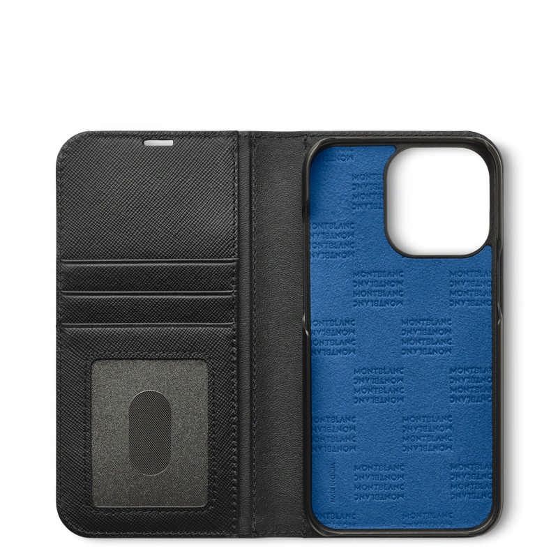 Montblanc - Handyhülle für iPhone 13 Pro - Schwarz zum klappen*