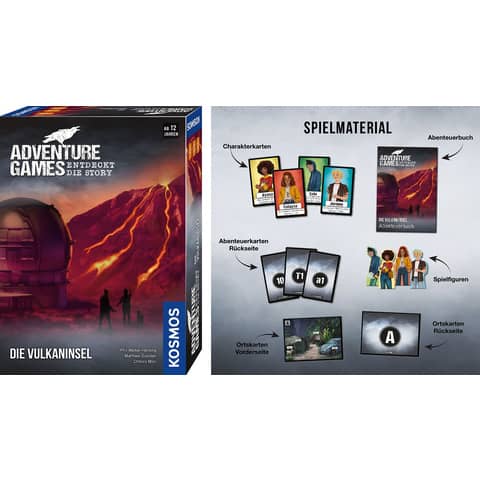 Kosmos - Familienspiel Adventure Games - Die Vulkaninsel 