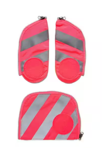ergobag - Sicherheits Zip set mit Reflektoren - pink 