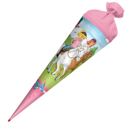 Roth - Schultüte Bibi & Tina - rund, 70 cm, Glitter