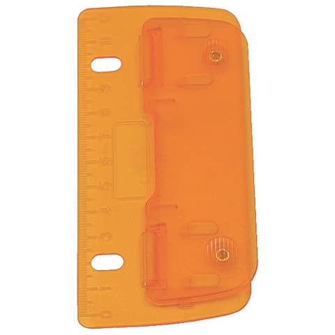 WEDO® - Taschenlocher - zum abheften, ice-orange, Kunststoff, Blister
