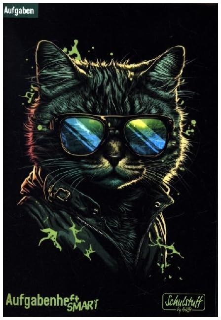 Häfft - Hausaufgabenheft A5 - Cool Cat