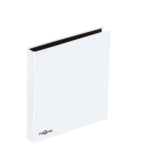 Pagna® - Ringbuch Basic Colours - A5, 4-Ring, Ring-Ø 25mm, weiß