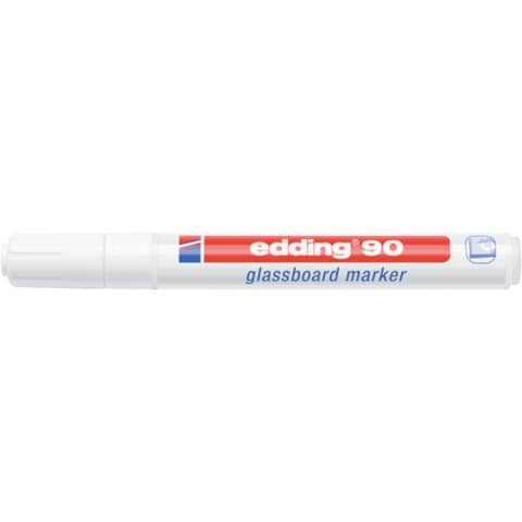 Edding - Glasboard-Marker 90 - 2-3 mm, weiß