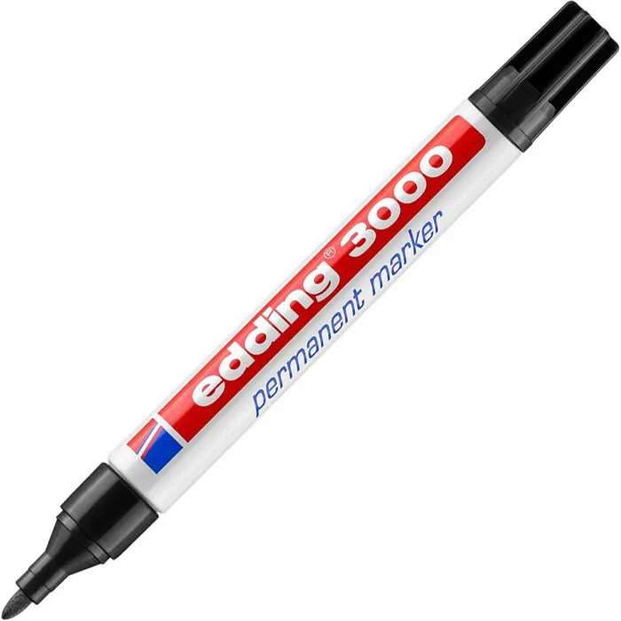 Edding - 3000 Permanentmarker - nachfüllbar, 1,5 - 3 mm, schwarz*