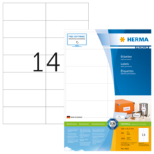 Herma - Kopieretiketten 105x74mm/200Bl. weiß 1600 Etiketten