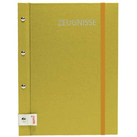 Roth - Zeugnismappe - 12 Hüllen, gold