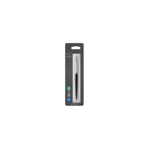 Parker - Kugelschreiber Jotter Bond Street Black C.C. - M, Schreibfarbe blau, Blister