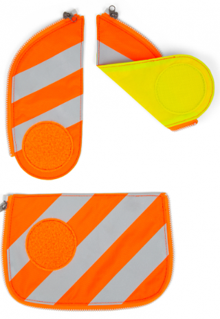 ergobag - Sicherheits Zip Set mit Reflektoren - orange