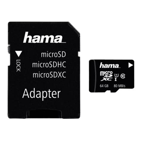 Hama® - Micro SDXC Speicherkarte - 64GB Class10