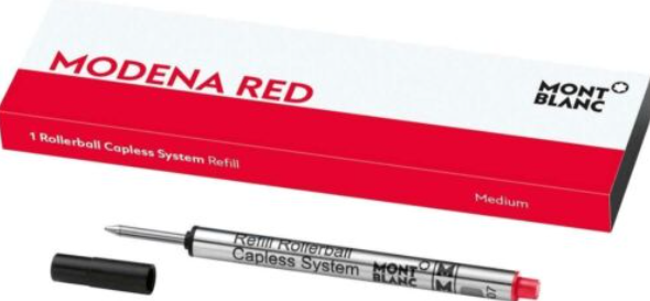 Montblanc - Rollerball-Mine Capless System - Medium - Modena Red - 1 Mine