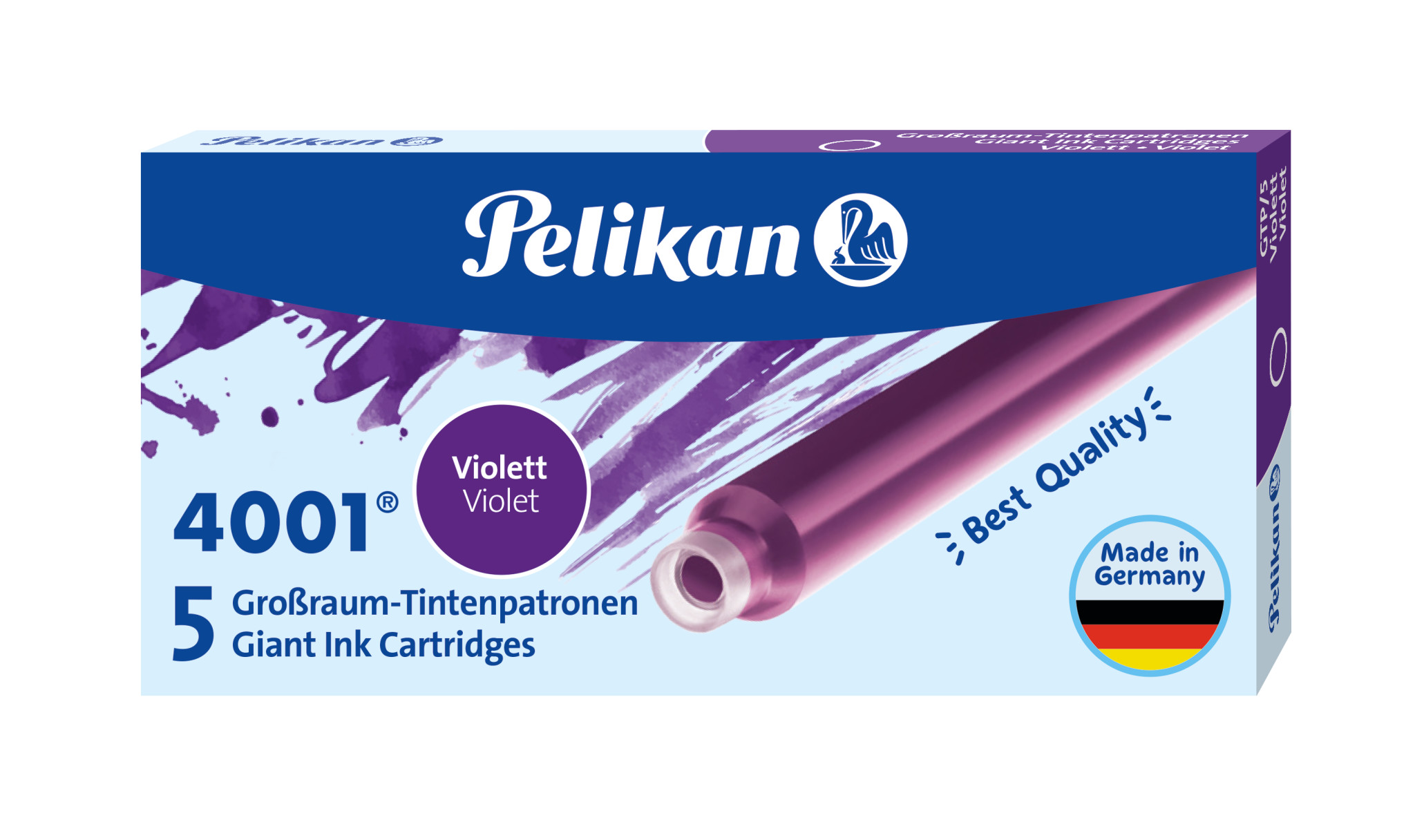 Pelikan - Großraum-Tintenpatrone 4001 GTP - 5 Stück