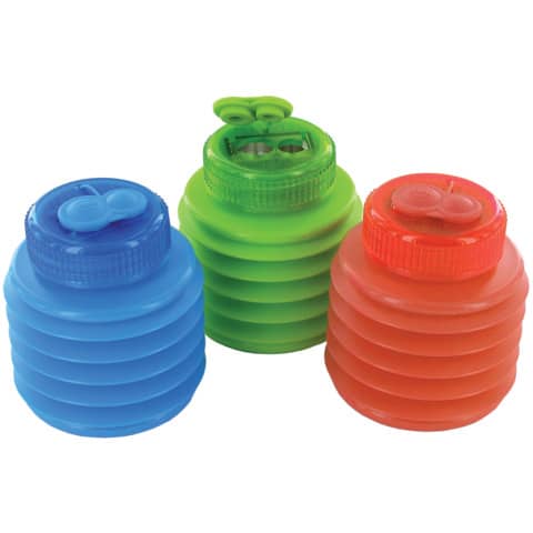 KUM® - Spitzdose doppelt rund Pop Line - farbig sortiert
