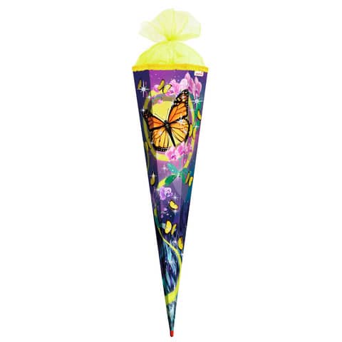 Roth - Schultüte Schmetterling - sechseckig, 85 cm