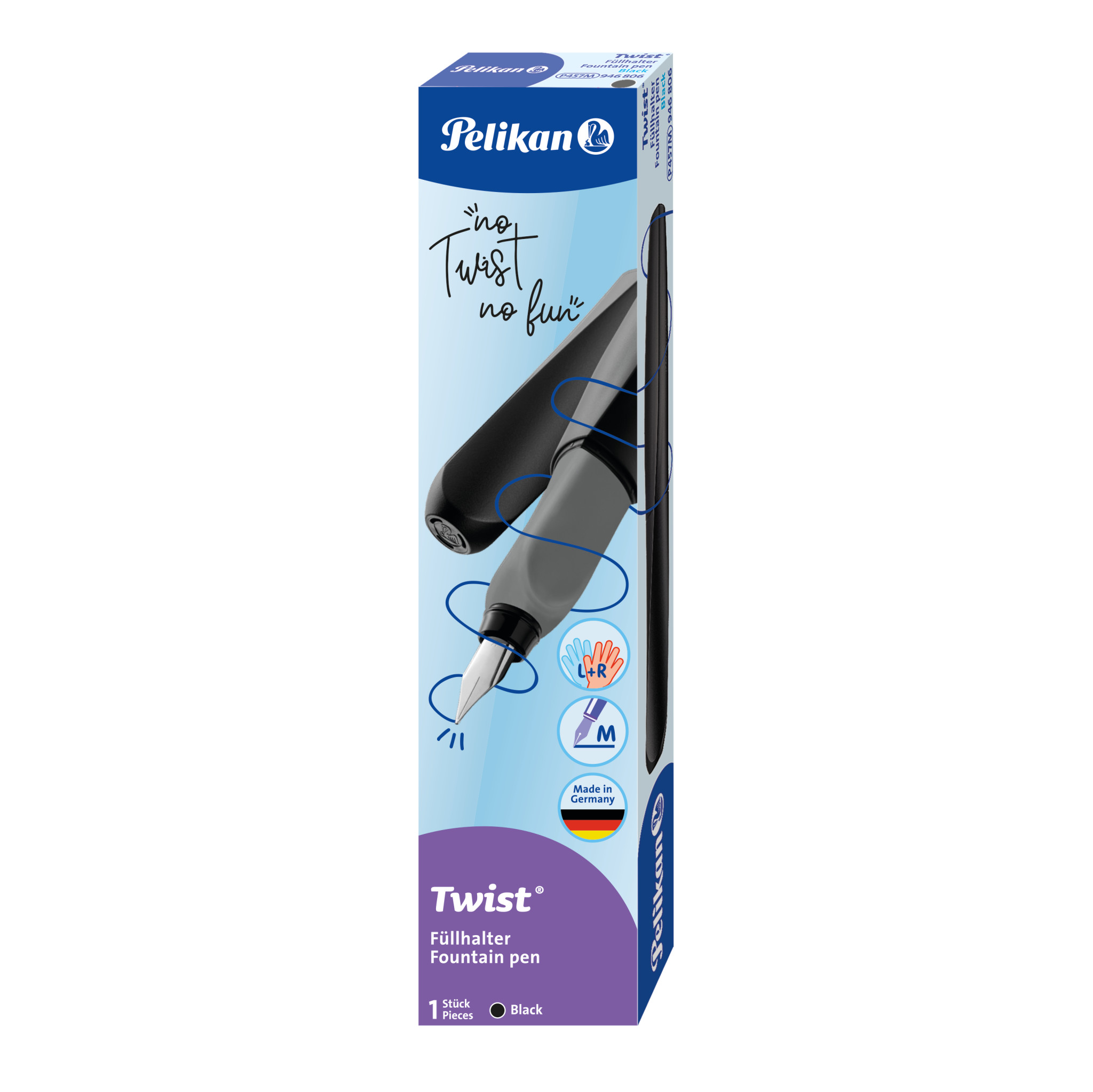 Pelikan - Füller P457 Twist - M-Feder