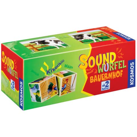 Kosmos - Soundwürfel Bauernhof - Der Würfel mit den Geräuschen!