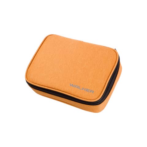 walker - Schüleretui Wizzard XL - mustard melange, 22,5 x 6 x 16 cm, 1 Fach, ungefüllt