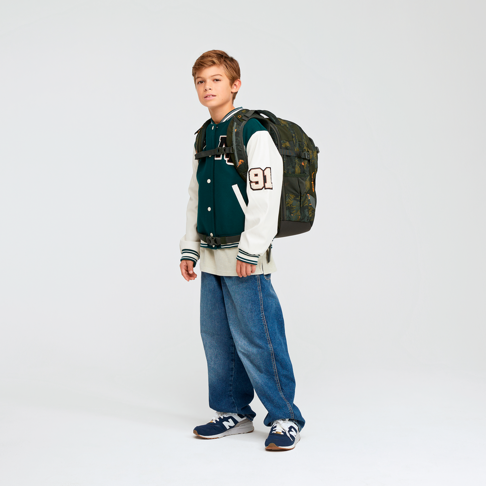 satch - match Schulrucksack - Jurassic Jungle