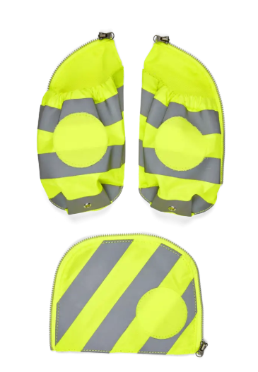 ergobag - Zip Set mit Seitentaschen und Reflektoren - Gelb 