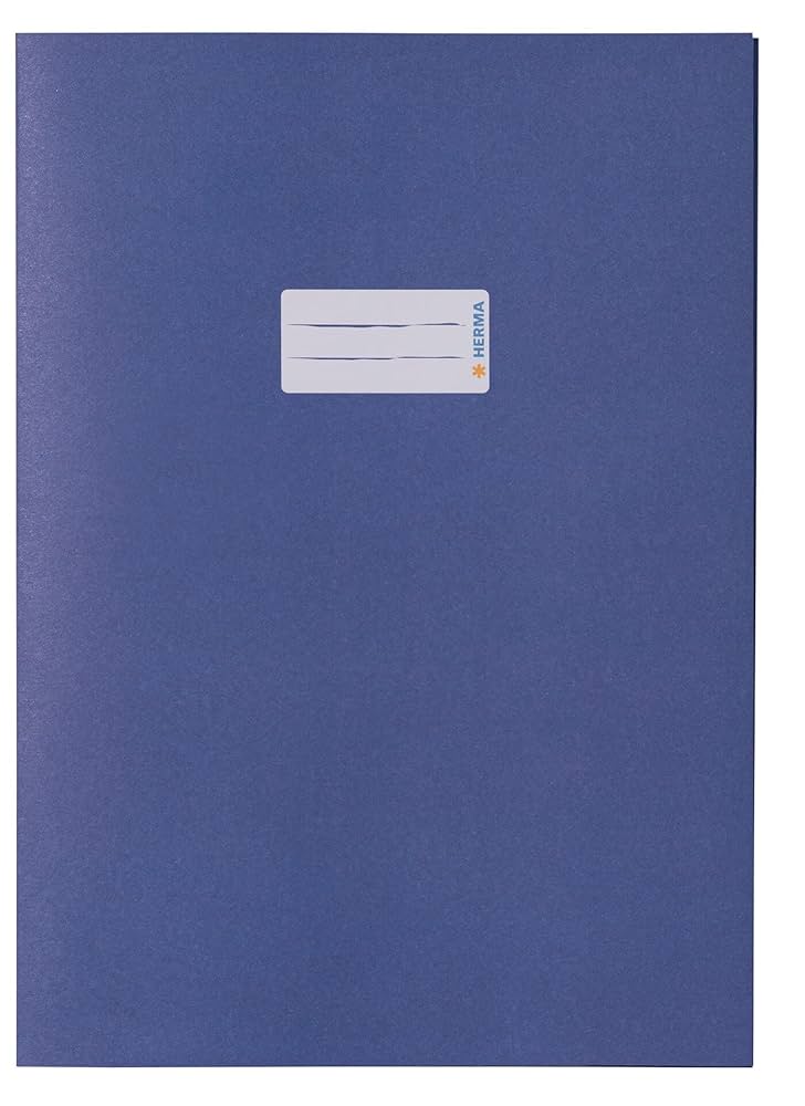 Herma - Hefthülle - Papier - Dunkelblau - A4