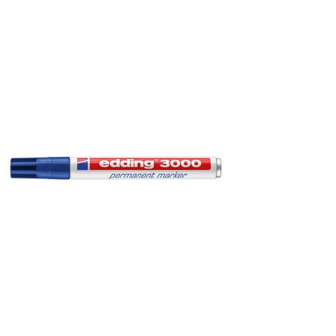 Edding - 3000 Permanentmarker - nachfüllbar, 1,5 - 3 mm, blau