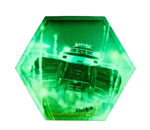 ergobag - Glow in the Dark Klettie - Monstertruck