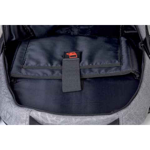 DONAU - Schulrucksack  silbergrau 