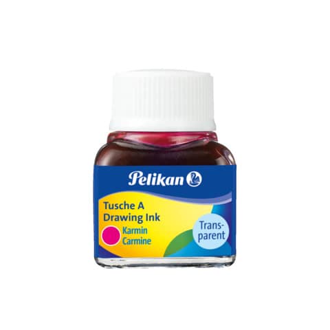 Pelikan® - Tusche A 523 - 10 ml Glas, karminrot