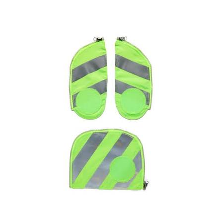 ergobag - Zip Set - Grün mit Reflektoren - Streifen