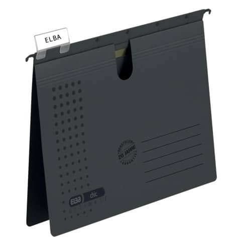 Elba - Hängehefter chic ULTIMATE® - Karton (RC), 240 g/qm, A4, anthrazit
