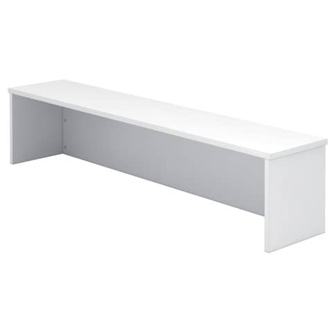 Hammerbacher - Thekenaufsatz für Schreibtisch - 160 cm, 1OH, Weiß