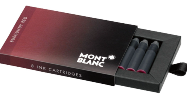 Montblanc - Tintenpatronen - Burgundy Red - 8 Stück