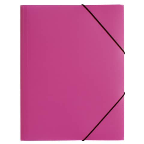 Pagna® - Gummizugmappe Lucy Colours - A3, PP, pink  transluzent